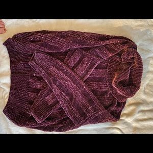 Turtle neck long sweater